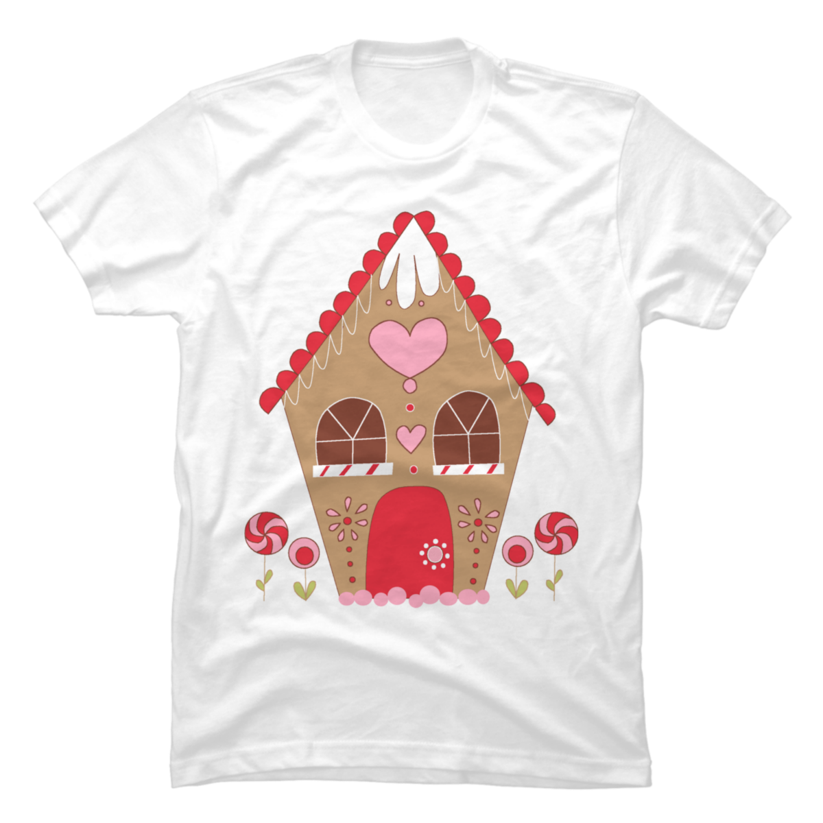 gingerbread house shirt